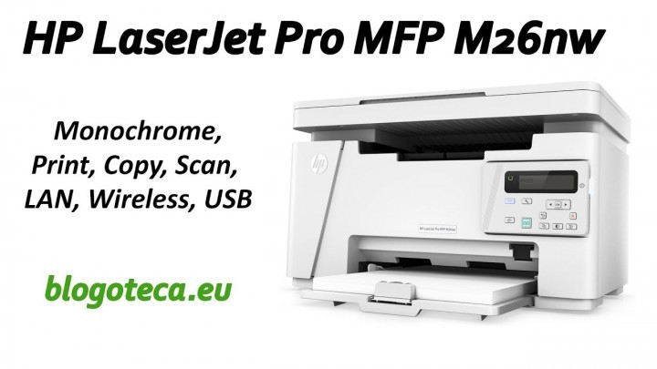 HP LaserJet Pro MFP M26nw(Network & Wifi) Printer
